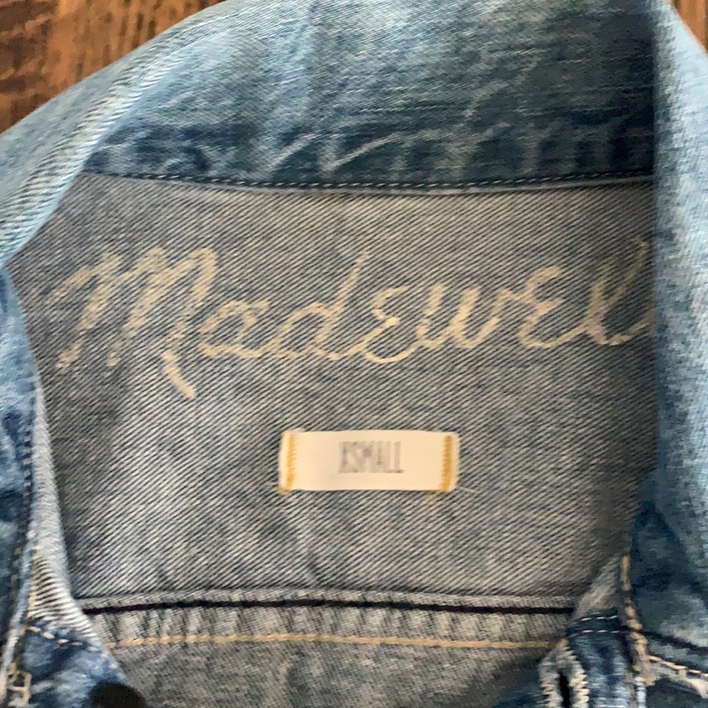 Madewell x small denim jacket